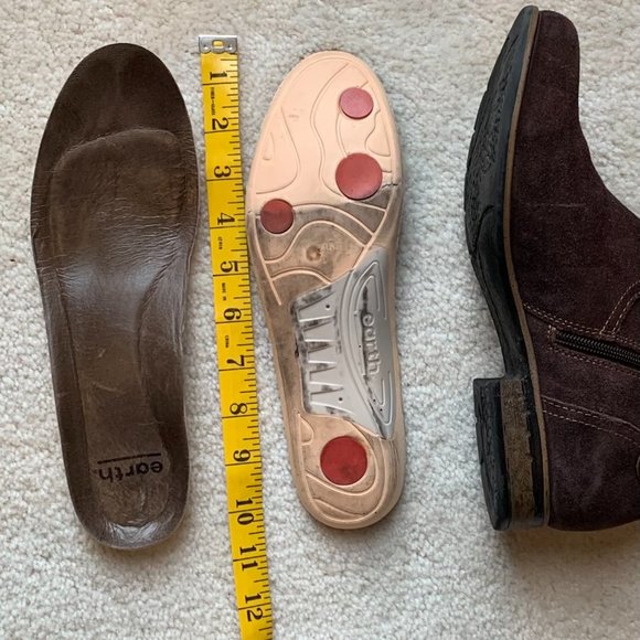 Earth Avani Brown Leather Boots Size US 9 - Picture 9 of 10